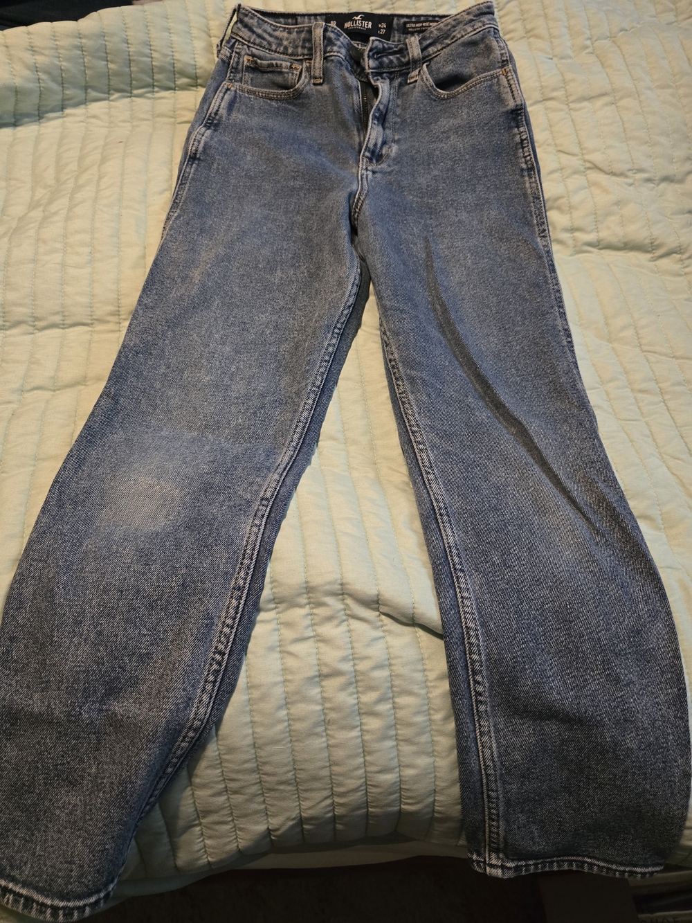 Hollister Kids Medium Blue Straight Leg Jeans